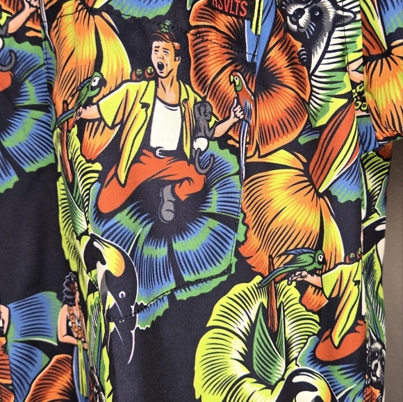 RSVLTS Tom Ace Ventura Button-Up Shirt – Size Medium – Limited Edition - Picture 3 of 5